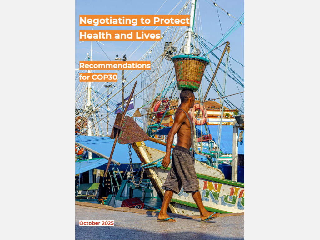 [Announcement] HGPI Endorsed “Negotiating to Protect Health and Lives: Recommendations for COP30” (October 29, 2025)