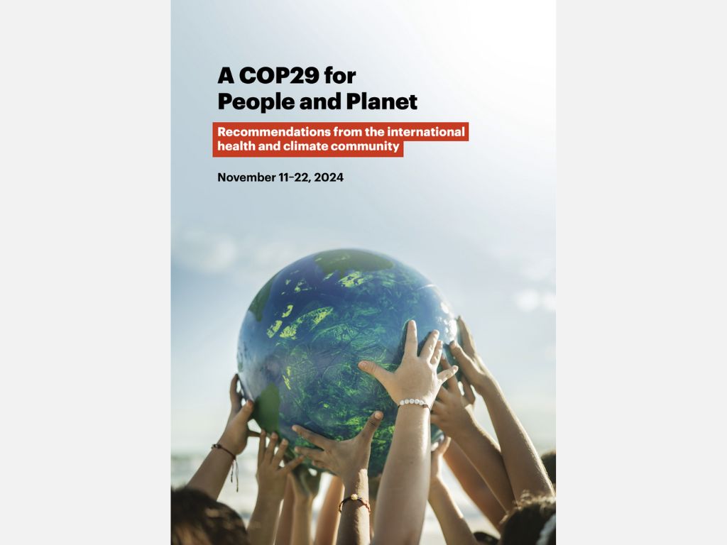 【お知らせ】「人と地球のためのCOP29−国際的な健康と気候コミュニティからの提言」に署名（2024年11月11日）